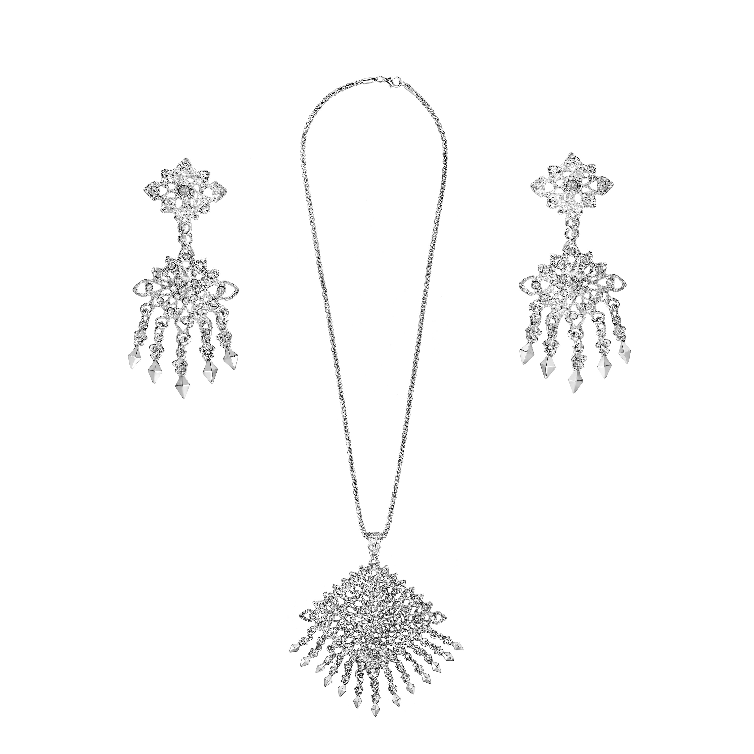 Silver Traditional Thai Jewelry Set