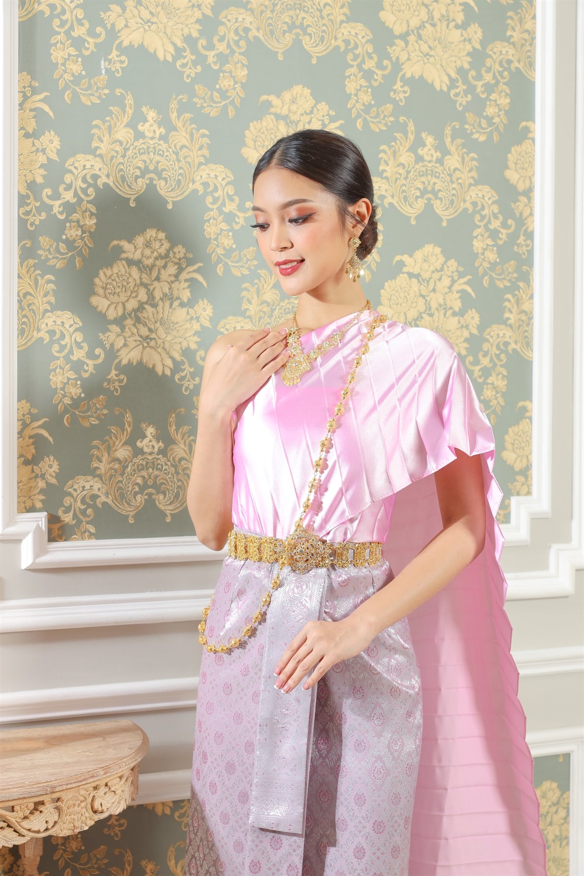 Image of beautiful Thai traditional clothing for women